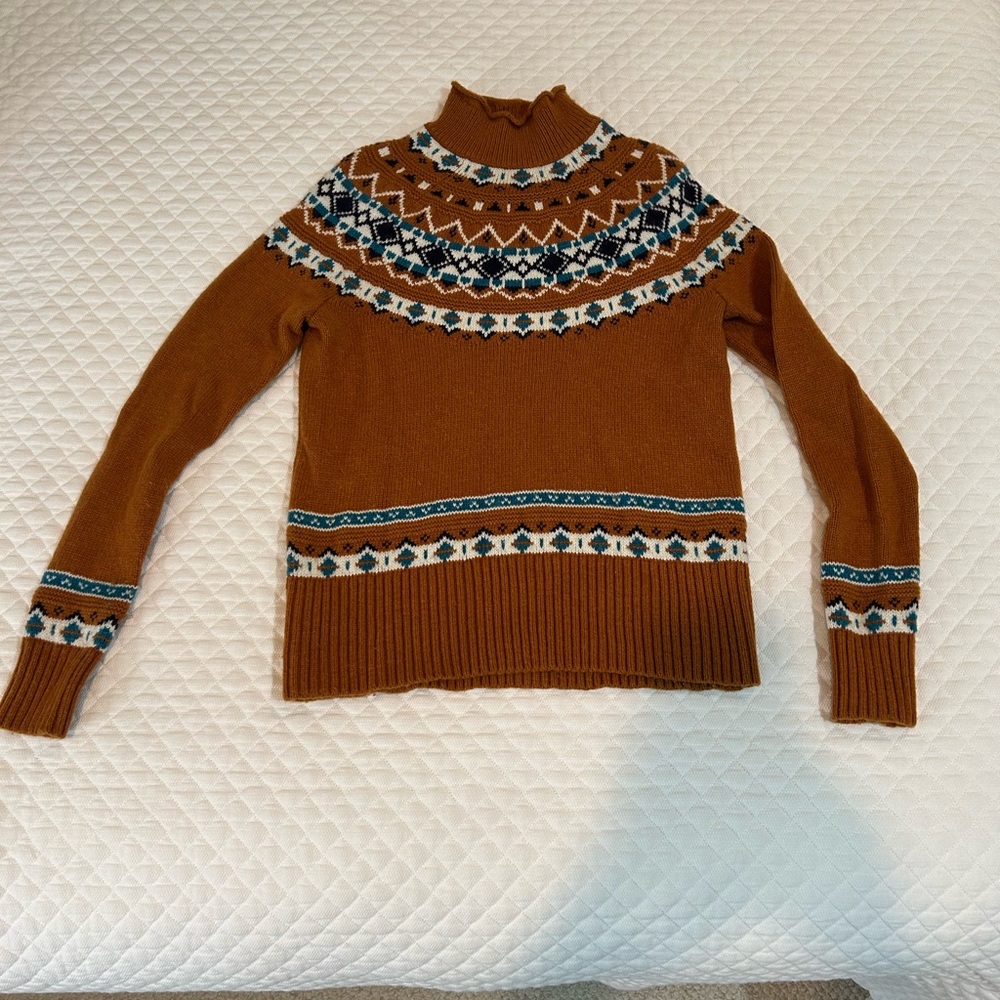 Brown Fair Isle Sweater